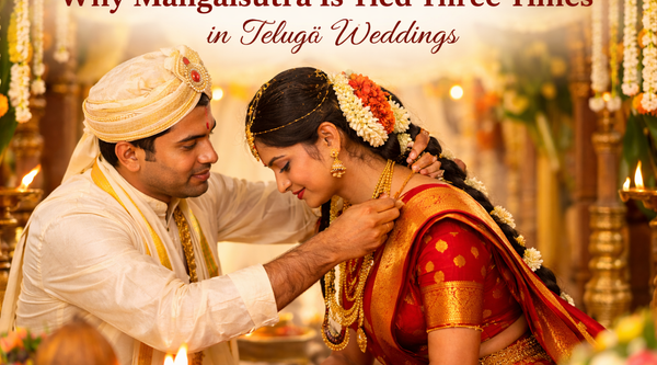 Why Mangalsutra Is Tied Three Times?