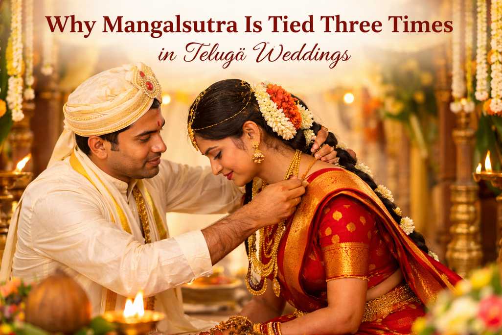 Why Mangalsutra Is Tied Three Times?