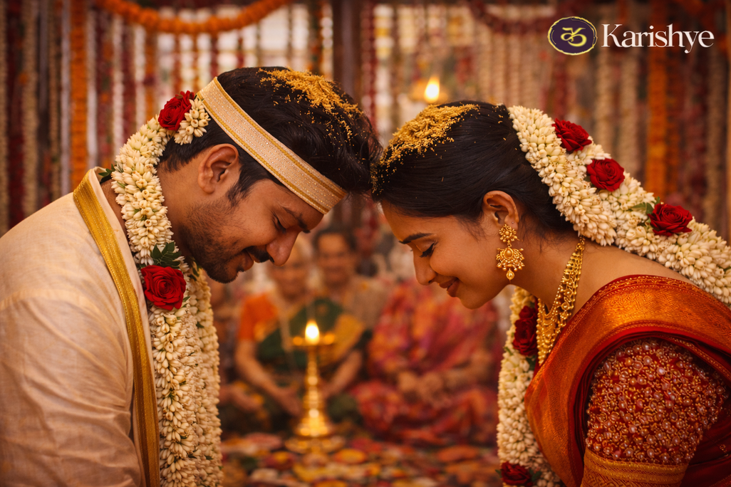Why Jeelakarra Bellam Is Placed on the Head in a Telugu Wedding?
