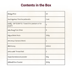 Upanayanam Kit/ఒడుగు (Sri Vyshanva)
