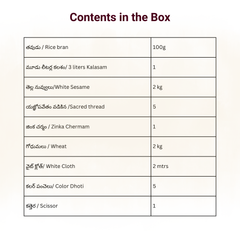 Upanayanam Kit/ఒడుగు (Sri Vyshanva)