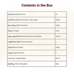 Rudrabhishekam Kit (Eka rudram)/రుద్రాభిషేకం (ఏక రుద్రం)