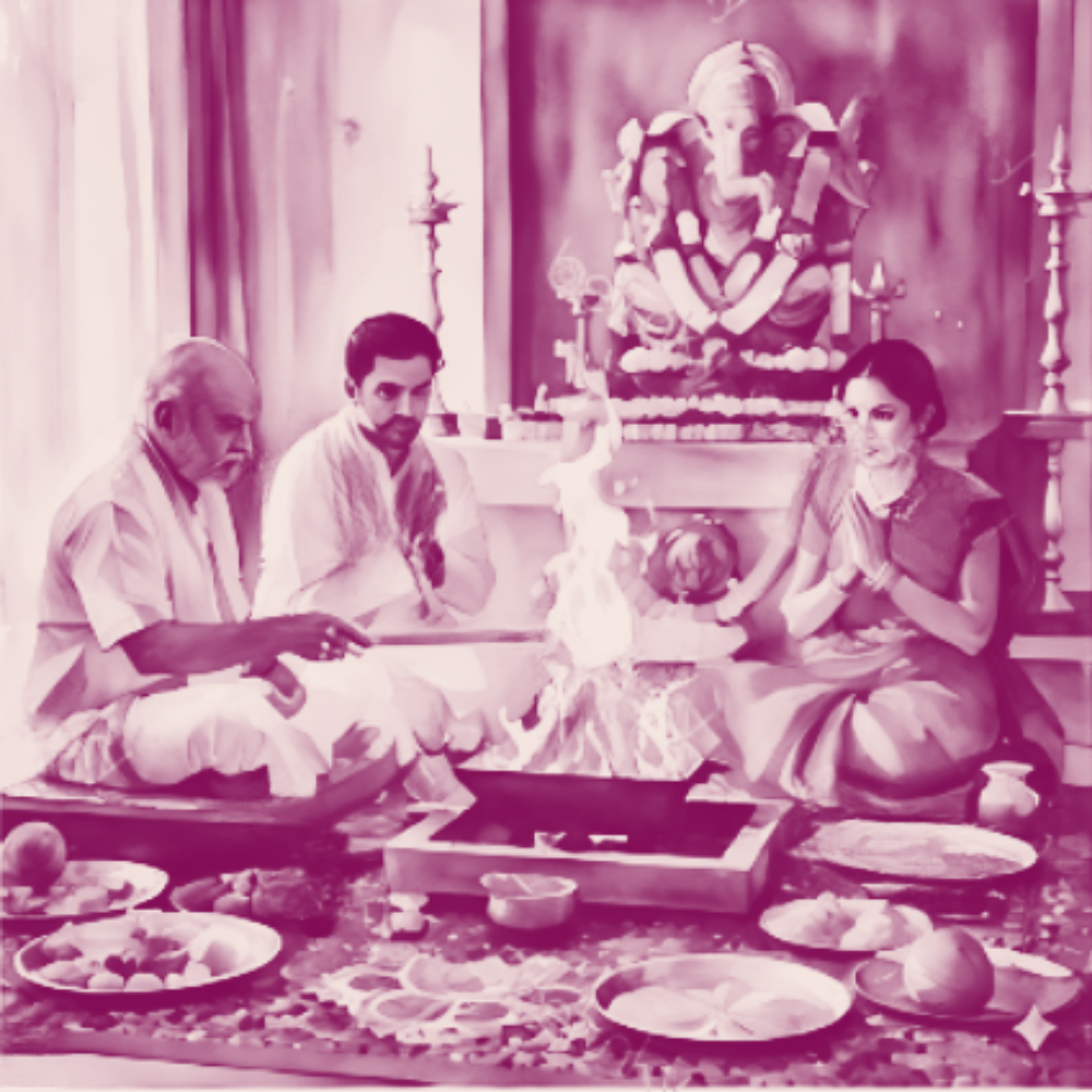 Homam Rushi Ganapati Homam | Telugu Puja | Samagri Included | Telangana & Andhra ...