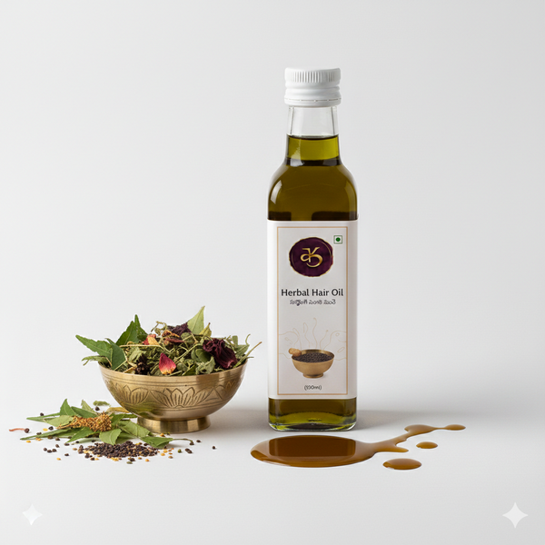 Herbal Hair Oil - హెర్బల్ హెయిర్ ఆయిల్ (500ml)